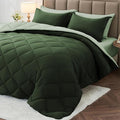 MUXHOMO 7 Pieces Oversized Queen Comforter Set, Reversible Bed in a Bag by MUXHOMO