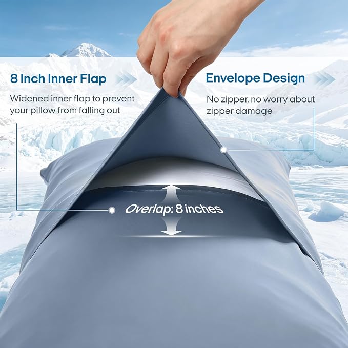 ZonLi Cooling Body Pillowcase for Hot Sleepers, Breathable Body Pillow Cover - Image 5