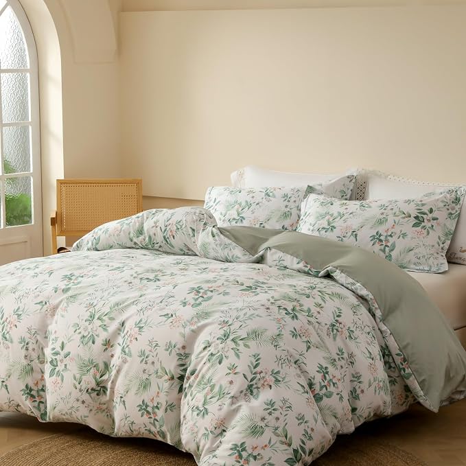 OAITE Duvet Cover Set, 100% Cotton Comforter Cover - Image 2