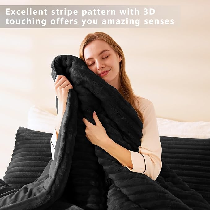 CozyLux Fluffy King Size Comforter Set - Image 5
