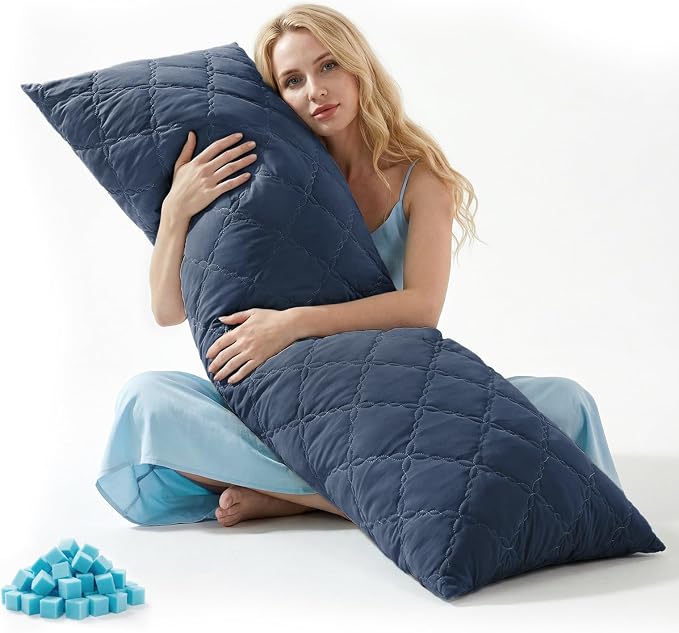 BEDELITE Cooling Body Pillow for Adults, Creative Ultra Soft Cool-Touch Quilted by BEDELITE