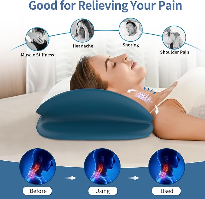 Olumoon Cervical Neck Pillow for Pain Relief - Image 2