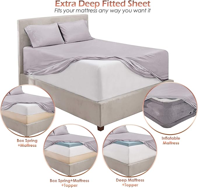 Hearth & Harbor Extra Deep Pocket Sheets - Image 6