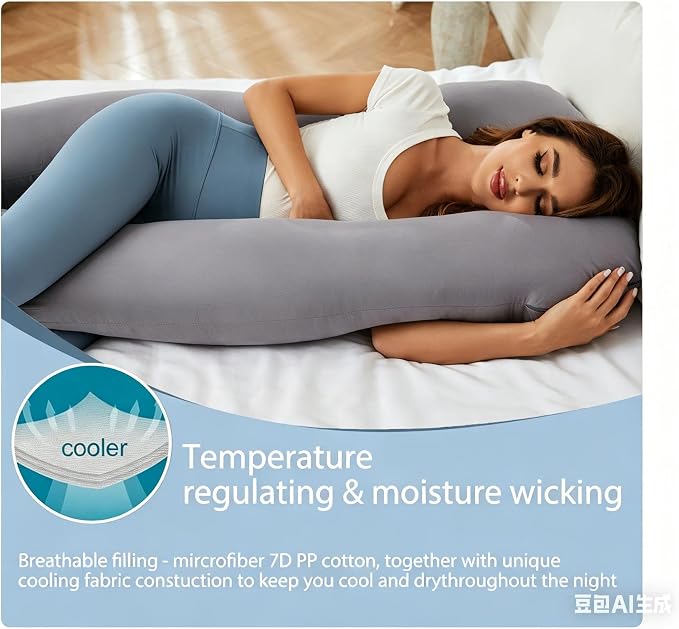 Pregnancy Pillow for Sleeping, new G-Shaped Maternity Pillow - Image 4