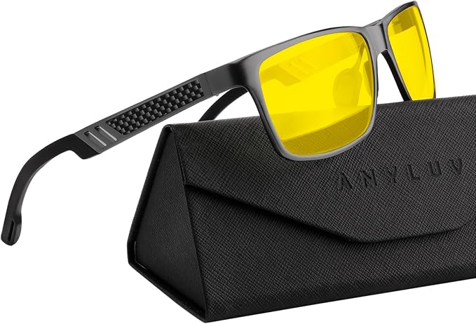 ANYLUV Blue Light Blocking Glasses Men Computer Gaming Glasses Lightweight by ANYLUV