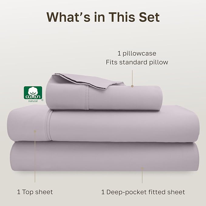 California Design Den Soft Twin XL 100% Cotton Sheet Sets, 400 Thread Count - Image 4