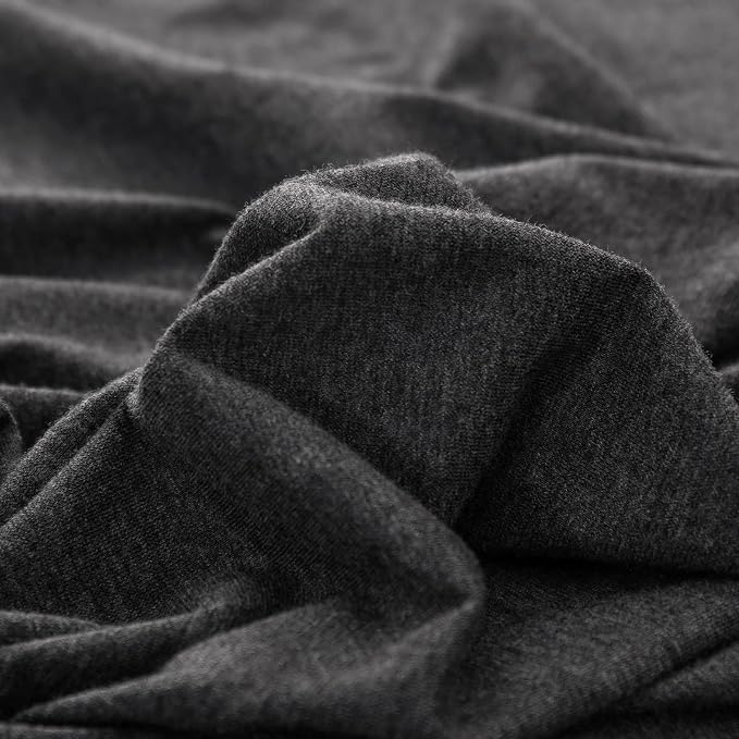 PURE ERA Jersey Knit Duvet Cover Set 100% T-Shirt Cotton Super Soft Comfy 3pc - Image 5