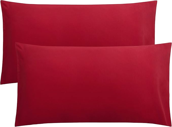 FLXXIE King Pillow Cases Set of 2, Soft Microfiber Pillow Covers by FLXXIE