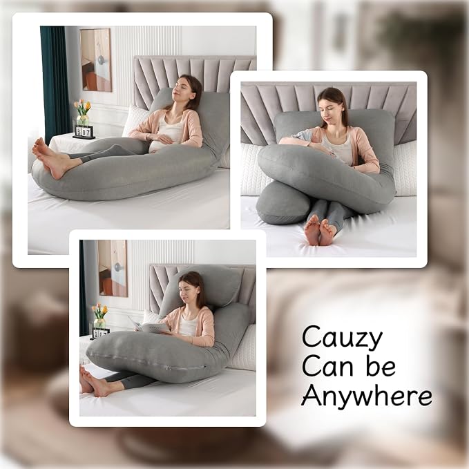 ALLOPERA Pregnancy Pillow, Full Body Maternity Pillow 57 inch, - Image 7
