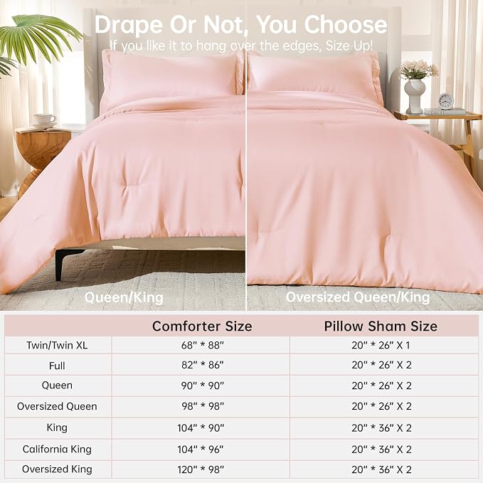 MUXHOMO Queen Comforter Set, All Season Ultra Soft Down Alternative Bedding - Image 8