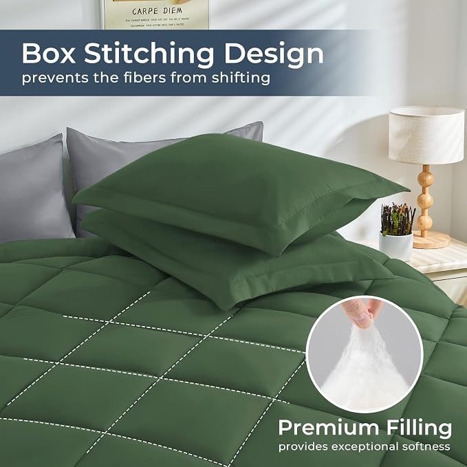 HEVUMYI Queen Comforter Set - Image 3