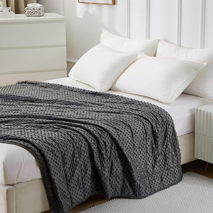 Weighted Blanket for Women and Men, Comfortable and Soft Throw Weighted Blanket - Image 6
