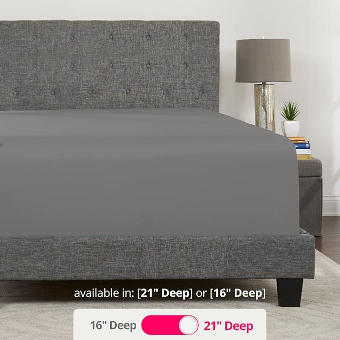 Deep Pocket Queen Fitted Sheet – 17” - Image 3