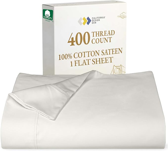 California Design Den Queen Flat Sheet Only by CaliforniaDesignDen
