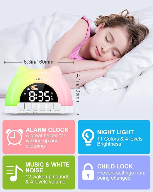 Kids Alarm Clock, Wake Up Clock - Image 3