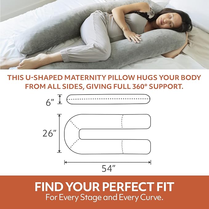 MedCline Pregnancy Pillow, Full Body Maternity Pillow - Image 6