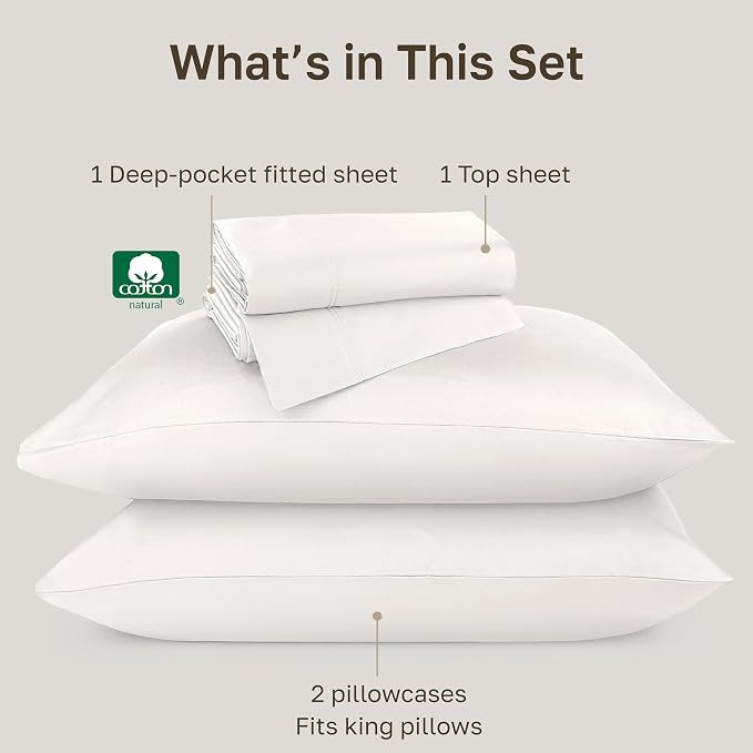 California Design Den King Bed Sheets - Image 4