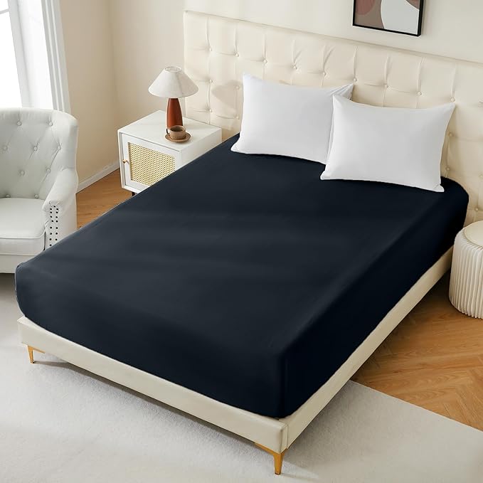 Bulk Twin Fitted Sheet Only Deep Pocket 6 Pack, Quick Sort Bottom Bed Sheets - Image 3