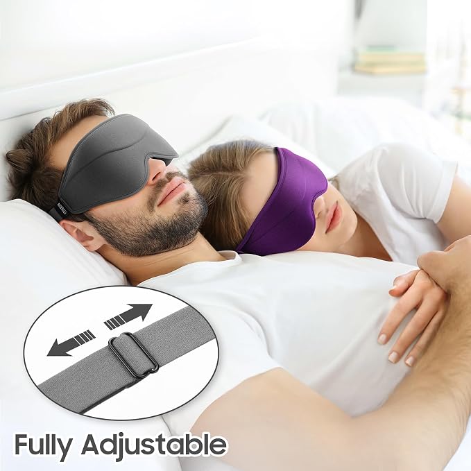 Sleep Mask - Total Blackout 3D Sleeping Mask, Super Lightweight & Silky Soft - Image 5