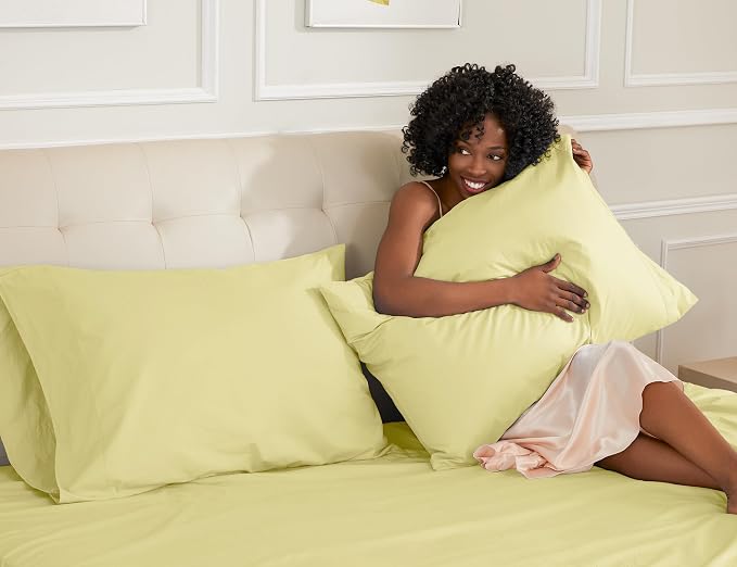 Sunflower Queen Pillowcases Set of 2, 100% Cotton Queen Size Pillow Cases 2 - Image 3
