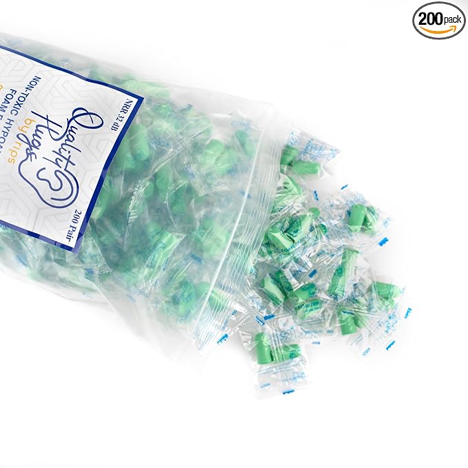Quality Foam Earplugs 200 Pair by QualityPlugsbyRips