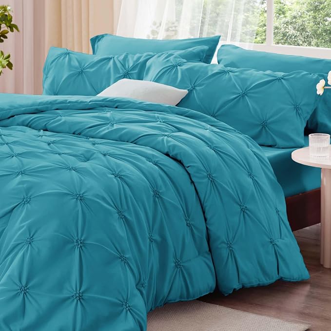 BEDELITE Teal King Size Comforter Set - Image 2