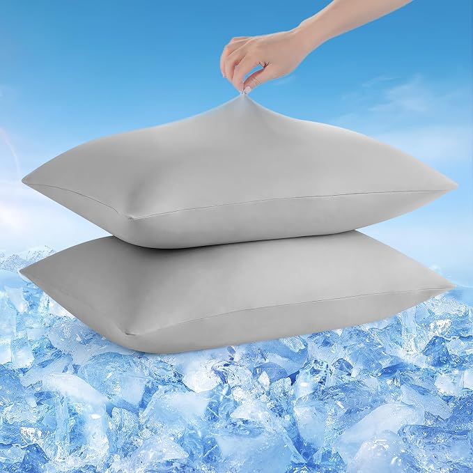 Avolare Cooling Pillow Cases King Size Set of 2, Arc-Chill 3.0 Cooling by Avolare