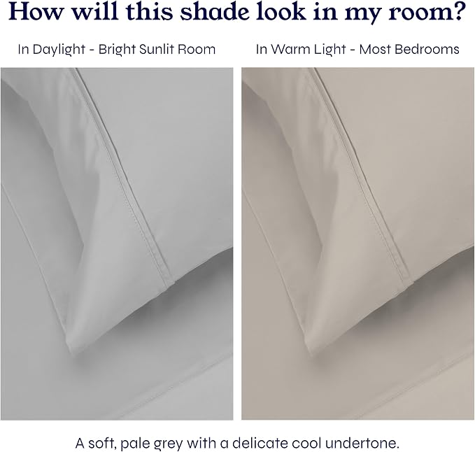 2 Queen Fitted Sheet, 400 Thread Count 100% Cotton Fitted Sheet Queen, Deep - Image 5