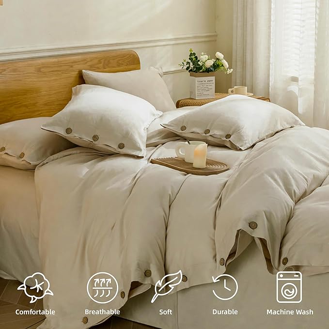 JELLYMONI Cotton Duvet Cover Full Size - Image 4