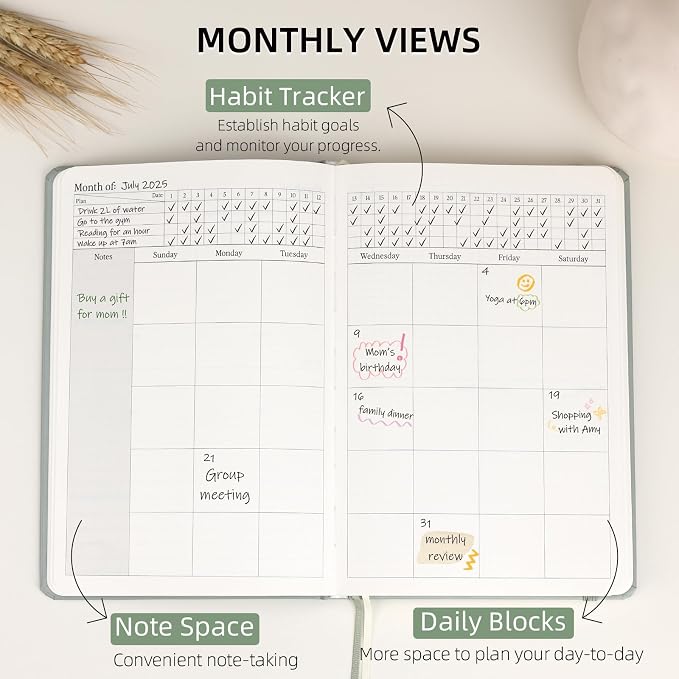 2026 Planner - Undated Monthly, Weekly & Daily Planner - Image 3