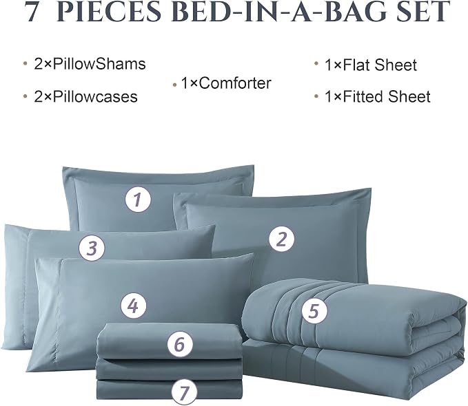 Monbix Queen Comforter Set - Image 7