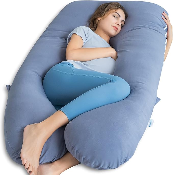 QUEEN ROSE Pregnancy Pillow, U Shaped Full Body Pillows by QUEENROSE
