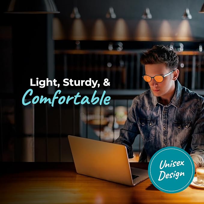 Sleep ZM Blue Light Blocking & Light Sensitivity Glasses - Image 4
