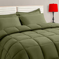 TAIMIT Olive Green Queen Size Comforter Set by TAIMITBedingSets