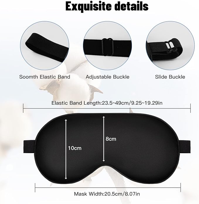 Sleep Mask, Silk Eye Mask for Sleeping - Image 4