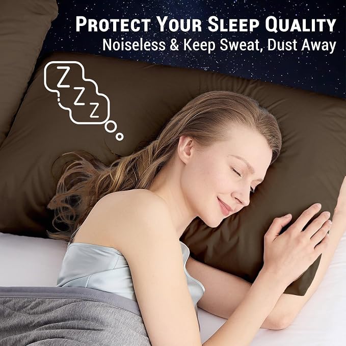 Gogreen Bamboo Rayon Waterproof Pillow Protector, Breathable Pillow Cover - Image 5