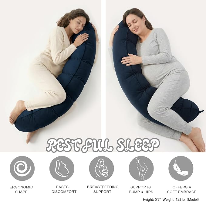 Peallow – Long Round Body Pillow - Image 5