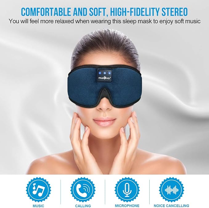 MUSICOZY Sleep Headphones, Wireless Music Earbuds Earphones - Image 2