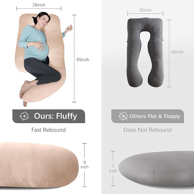 MOON PARK Pregnancy Pillows for Sleeping - Image 7