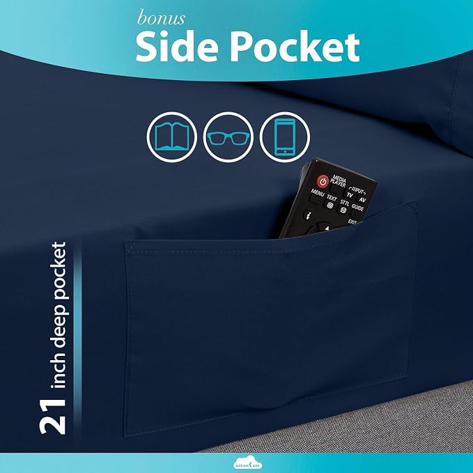 DREAMCARE Twin XL Fitted Sheet - Image 3