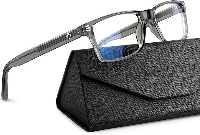 ANYLUV Blue Light Glasses Men Woman, Eye Strain Relief Eye Protection by ANYLUV