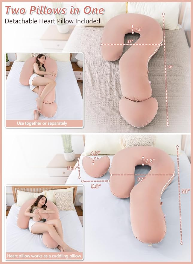 Meiz Question Mark Body Pillow for Adults, Cooling Full Body Support Pillow for - Image 5