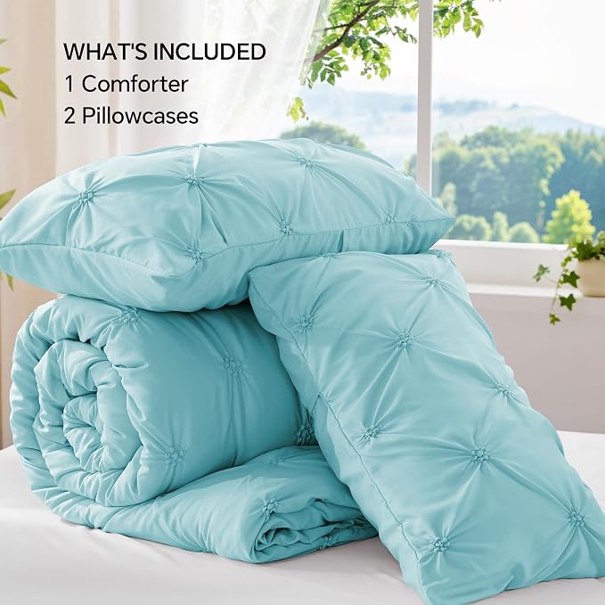 BEDELITE Macaron Blue King Size Comforter Set - Image 7