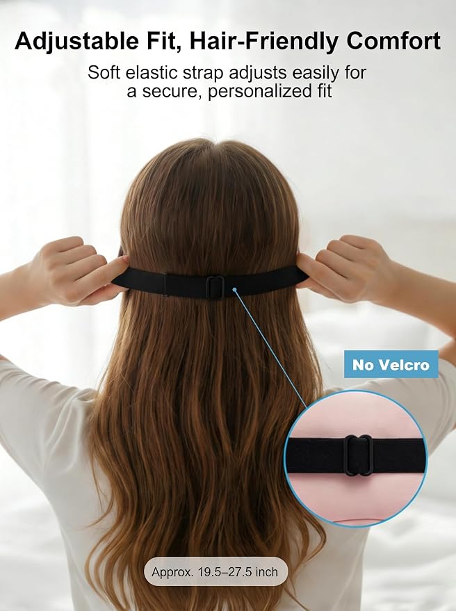 Weighted Eye Masks for Sleep Women: 3D Contoured Blackout Sleep Mask - Image 5