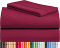LuxClub 3 PC Sheet Bed Sheets Deep Pockets 18" Eco Friendly Wrinkle by LuxClub