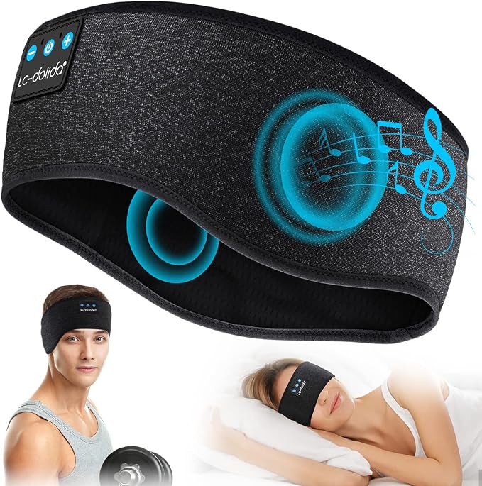 LC-dolida Sleep Headphones Bluetooth Music Band Headphones by LC-dolida