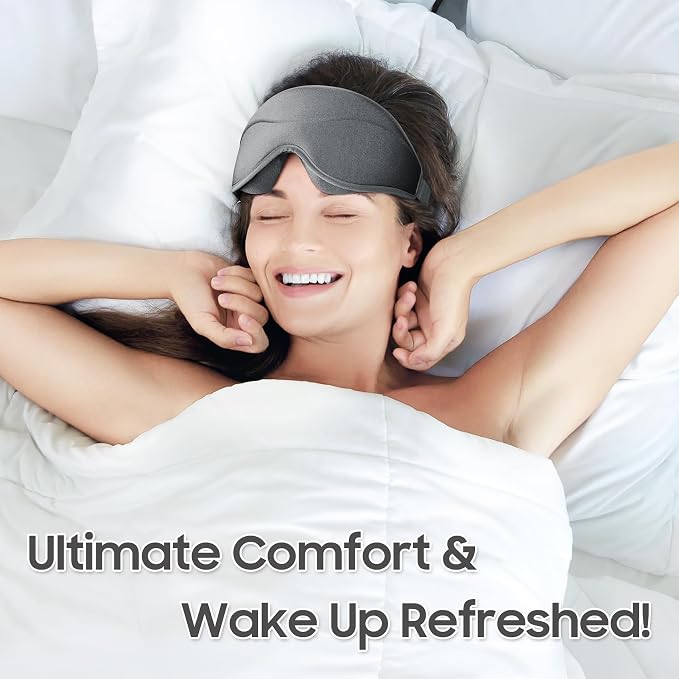 Sleep Mask - Total Blackout 3D Sleeping Mask, Super Lightweight & Silky Soft - Image 7
