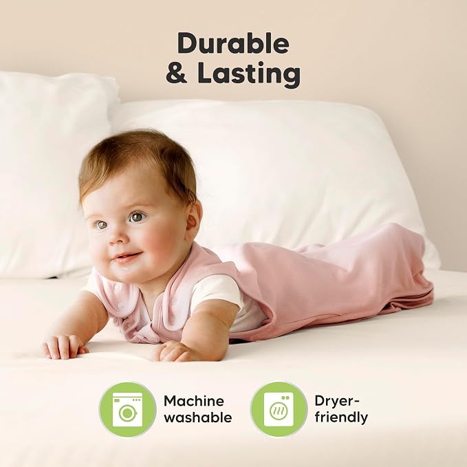 2-Pack Organic Baby Sleep Sacks, 100% Cotton - Image 8