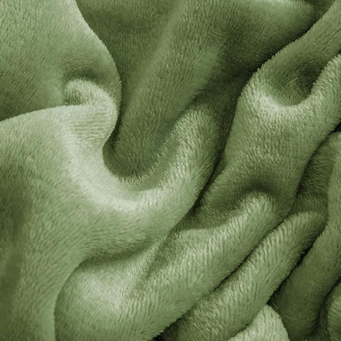 BEDELITE Flannel Sheets Full Size Green - Image 5