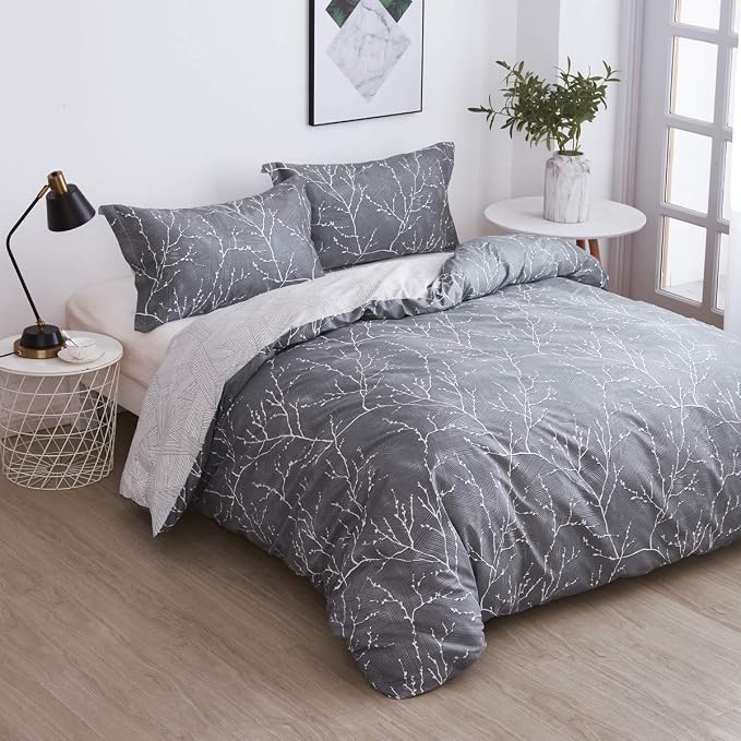 OAITE Duvet Cover Set, 100% Cotton Comforter Cover - Image 2